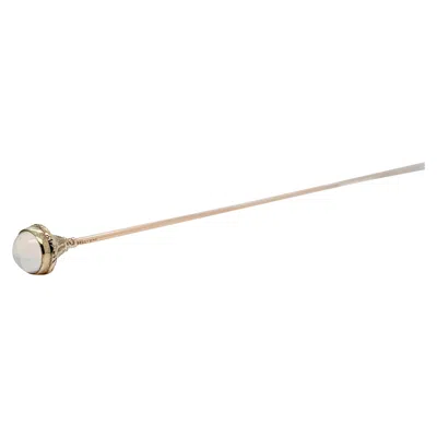 Pre-owned Tiffany & Co . Moonstone & 14 Karat Gold Hat Pin In Multiple