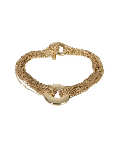 Pre-owned Tiffany & Co . Multistrand Toggle 18k Bracelet (authentic Pre-loved)