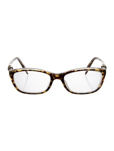 Pre-owned Tiffany & Co Narrow Eyeglasses In Brown