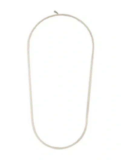 Pre-owned Tiffany & Co Narrow Mesh Necklace, 26" In Multi