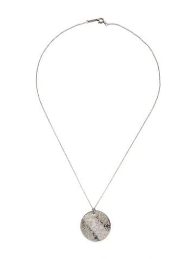 Pre-owned Tiffany & Co Notes Wavy Pendant Necklace, 16" In Multi