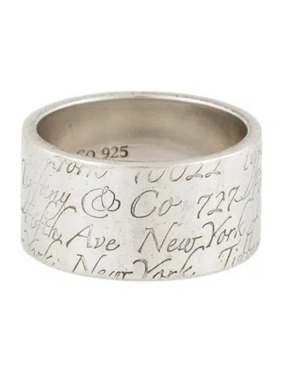 Pre-owned Tiffany & Co Notes Wide Band In Multi