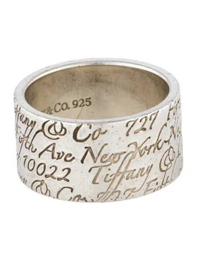 Pre-owned Tiffany & Co Notes Wide Band In Multi