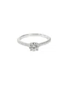 Tiffany & Co . Novo Platinum 0.32 Ct. Tw. Diamond Engagement Ring (authentic Pre-loved) In Metallic