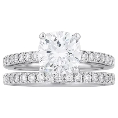 Pre-owned Tiffany & Co . Novo Platinum Cushion-cut Diamond Engagement Ring In Multiple