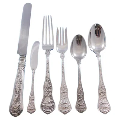 Pre-owned Tiffany & Co Olympian By  Sterling Silver Flatware Service For 8 Set 48 Pc Dinner