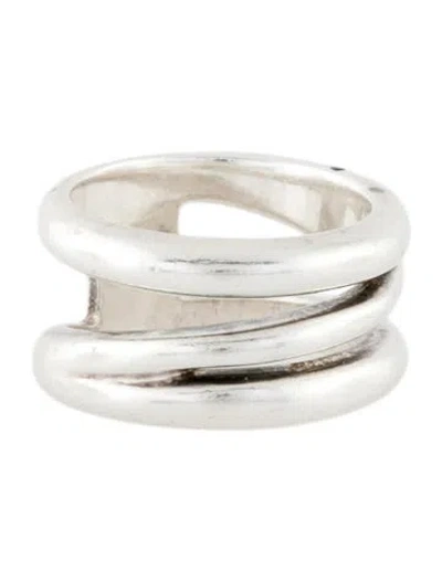 Pre-owned Tiffany & Co Open Crossover Ring In Multi