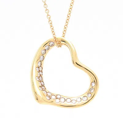 Pre-owned Tiffany & Co Open Heart (18k) Necklace () In Gold