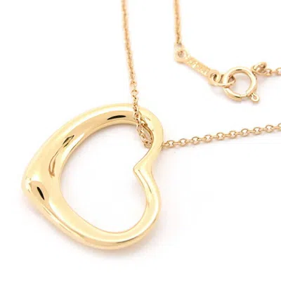 Pre-owned Tiffany & Co Open Heart (18k) Necklace () In Gold