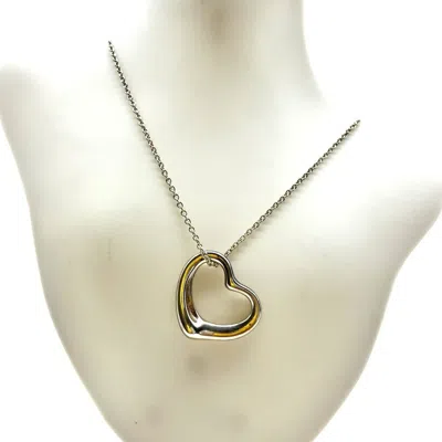 Pre-owned Tiffany & Co Open Heart 925 Necklace () In Multi