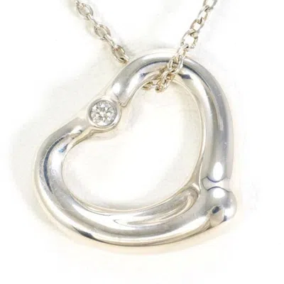 Pre-owned Tiffany & Co Open Heart 925 Necklace () In Multi