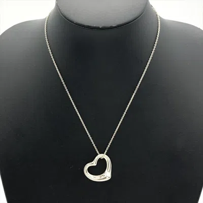 Pre-owned Tiffany & Co Open Heart 925 Necklace () In Multi