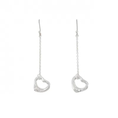 Pre-owned Tiffany & Co Open Heart Drop Earrings () In Multi
