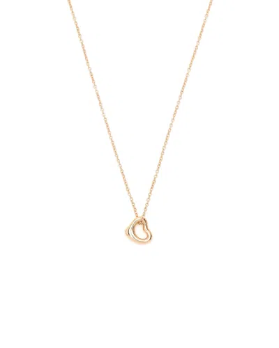 Tiffany & Co Open Heart Gold Necklace