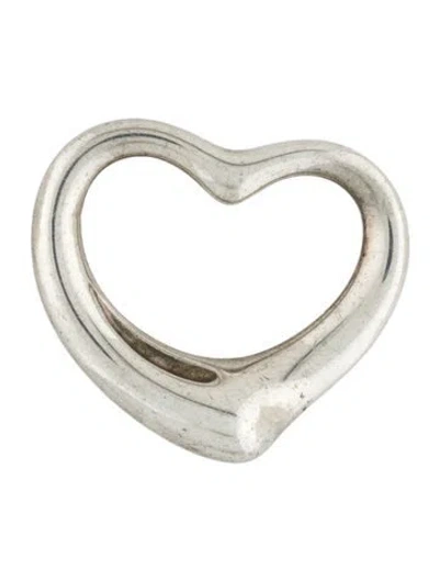 Pre-owned Tiffany & Co Open Heart Pendant In Multi