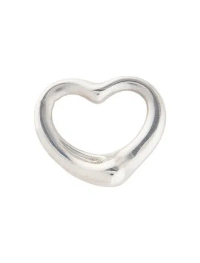 Pre-owned Tiffany & Co Open Heart Pendant In Multi