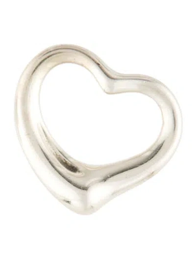 Pre-owned Tiffany & Co Open Heart Pendant In Multi
