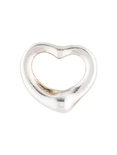 Pre-owned Tiffany & Co Open Heart Pendant In Multi