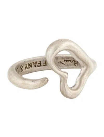 Pre-owned Tiffany & Co Open Heart Ring In Multi