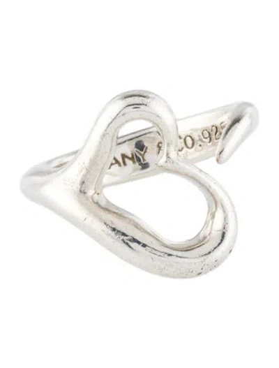 Pre-owned Tiffany & Co Open Heart Ring In Multi