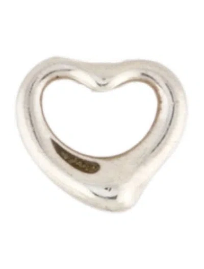 Pre-owned Tiffany & Co Open Heart Single Stud Earring In Multi