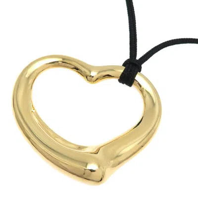 Pre-owned Tiffany & Co Open Heart Yellow Gold (18k) Necklace ()