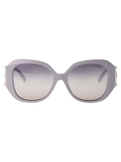 Tiffany & Co Orchid Ice Acetate Sunglasses In Gray