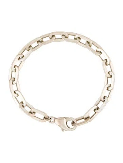 Pre-owned Tiffany & Co Oval Chain Link Bracelet, 6" In Multi