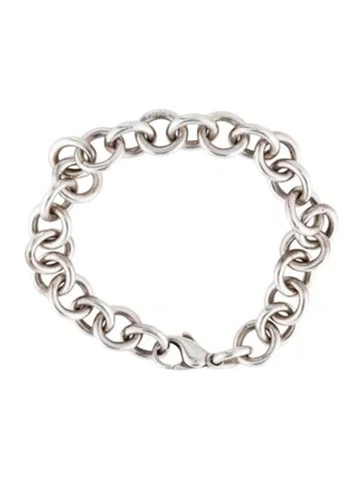 Pre-owned Tiffany & Co Oval Link Bracelet, 6.75" In Multi