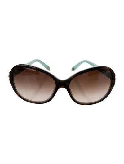 Pre-owned Tiffany & Co Oversize Gradient Sunglasses In Black
