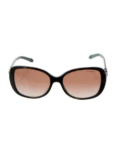 Pre-owned Tiffany & Co Oversize Gradient Sunglasses In Black