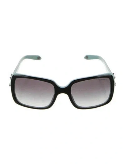 Pre-owned Tiffany & Co Oversize Gradient Sunglasses In Blue