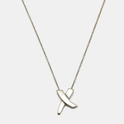 Pre-owned Tiffany & Co Paloma's Graffiti X Sterling Silver Pendant