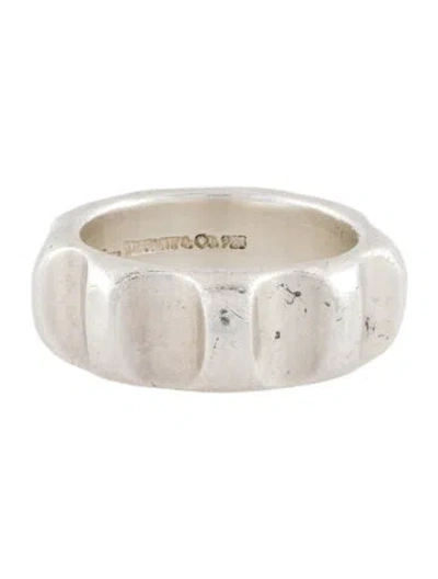 Pre-owned Tiffany & Co Paloma's Groove Band Ring In Multi