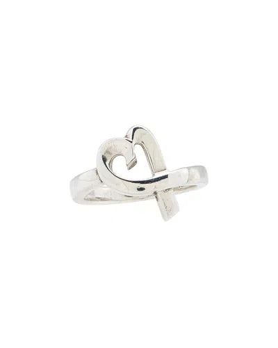 Tiffany & Co Paloma Picasso Metal Heart Ring In Metallic