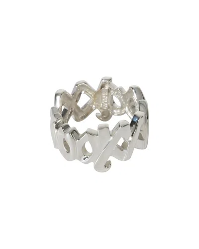 Tiffany & Co . Paloma Picasso Vintage Xo Ring (authentic Pre-loved) In Silver
