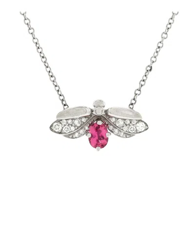 Tiffany & Co Paper Firefly Small Diamond Necklace In Metallic