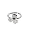 Tiffany & Co . Paper Flowers Platinum 0.32 Ct. Tw. Diamond Ring (authentic Pre-loved) In Metallic