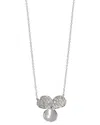 Tiffany & Co . Paper Flowers Platinum 0.66 Ct. Tw. Diamond Pendant (authentic Pre-loved) In Metallic