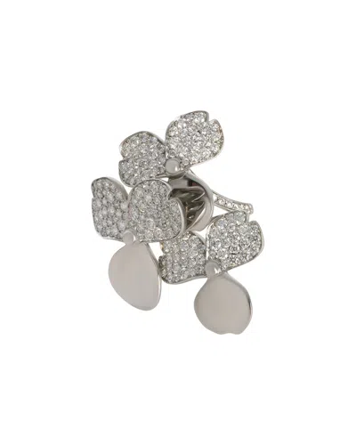Tiffany & Co . Paper Flowers Platinum 1.49 Ct. Tw. Diamond Ring (authentic Pre-  Loved) In Multi