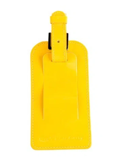 Pre-owned Tiffany & Co Patent Leather Airtag In Yellow