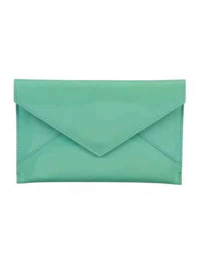 Pre-owned Tiffany & Co Patent Leather Document Holder W/box In Green