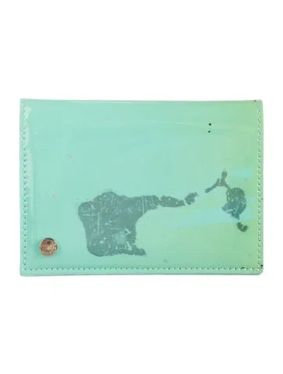 Pre-owned Tiffany & Co Patent Leather Passport Holder In Blue