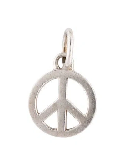 Pre-owned Tiffany & Co Peace Sign Pendant In Multi