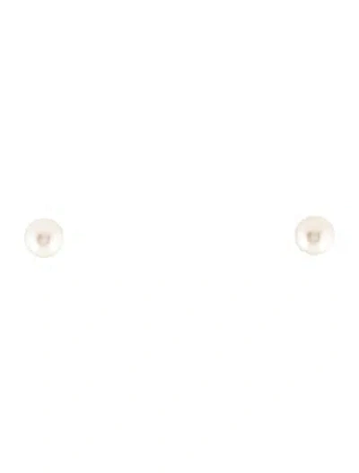 Pre-owned Tiffany & Co Pearl Stud Earrings In Multi