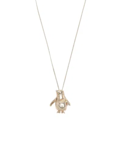 Tiffany & Co Penguin Silver Necklace In White