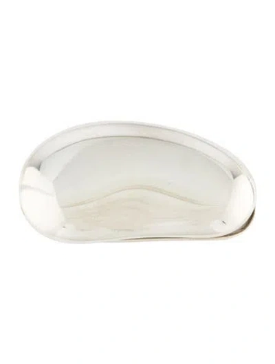 Pre-owned Tiffany & Co Peretti Bean Money Clip In Silver