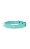 Tiffany & Co Pet Essentials Large Leather Collar In Blue