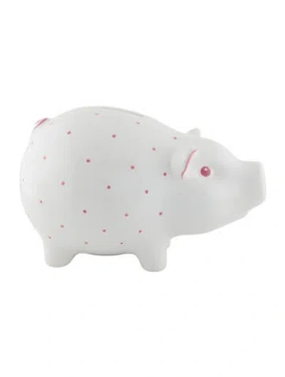 Pre-owned Tiffany & Co Pig Motif Piggy In White