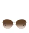 Tiffany & Co Pillow Sunglasses In Gold